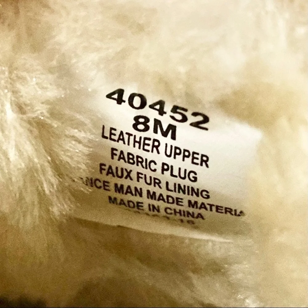 NIB Minnetonka Allie Berber Plug Moccasin Slipper - Picture 10 of 11